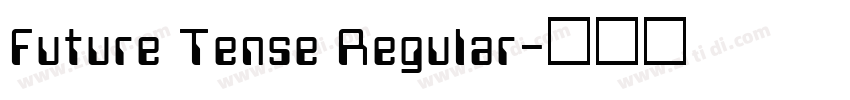 Future Tense Regular字体转换